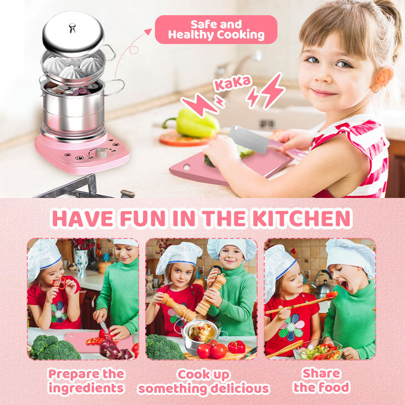 2026 Mini cuisine jouet pour enfants n° 1 – Ensemble de 22 pièces