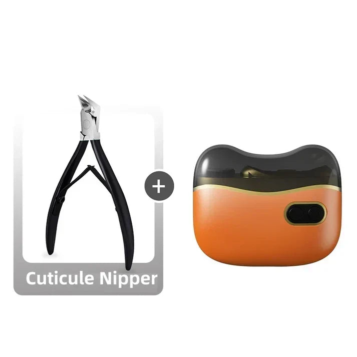 Coupe-ongles et polissoir électrique 2-en-1