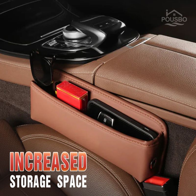 Boîte de rangement pour interstice de siège de voiture, Boîte de rangement multifonctionnelle pour interstice de siège, Bande de rangement pour siège de voiture et console centrale