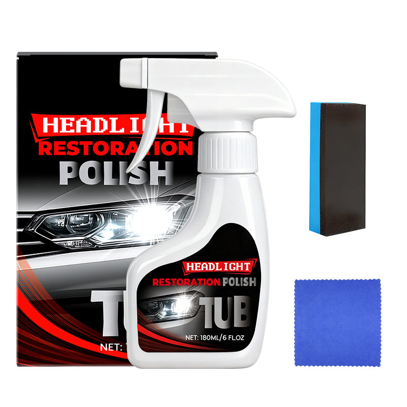 Rénovateur de phares professionnel 180 ml avec éponge