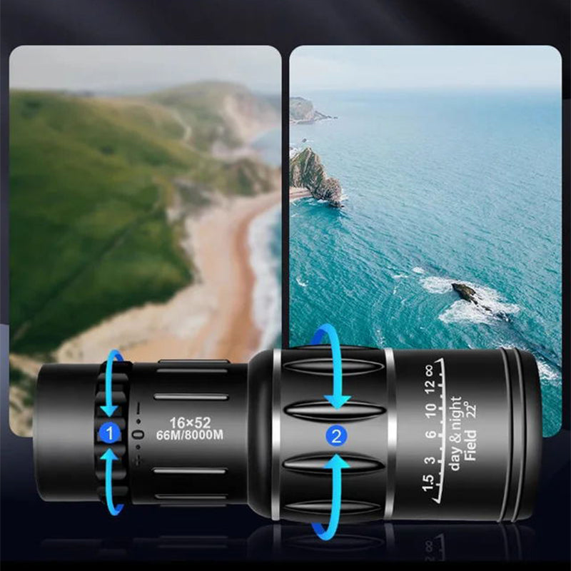 Télescope monoculaire portable à fort grossissement