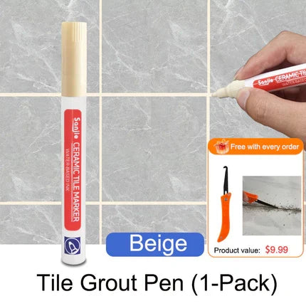 Stylo de Joint Anti-Moisissure & Imperméable pour Carreaux de Céramique