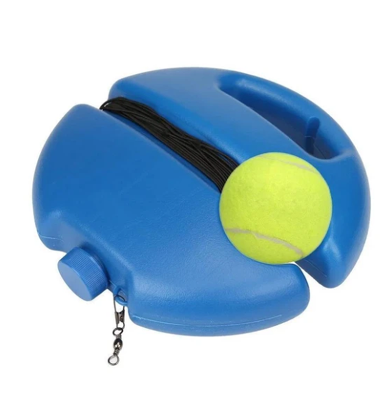 KIT Tennis Trainer – Outil d'auto-apprentissage, hauteur réglable et base stable – améliore votre swing et votre précision partout