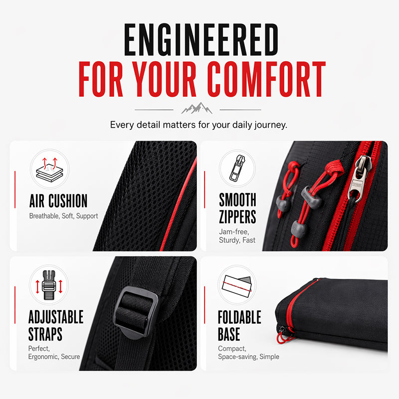 Sac à dos de camping pliable et imperméable