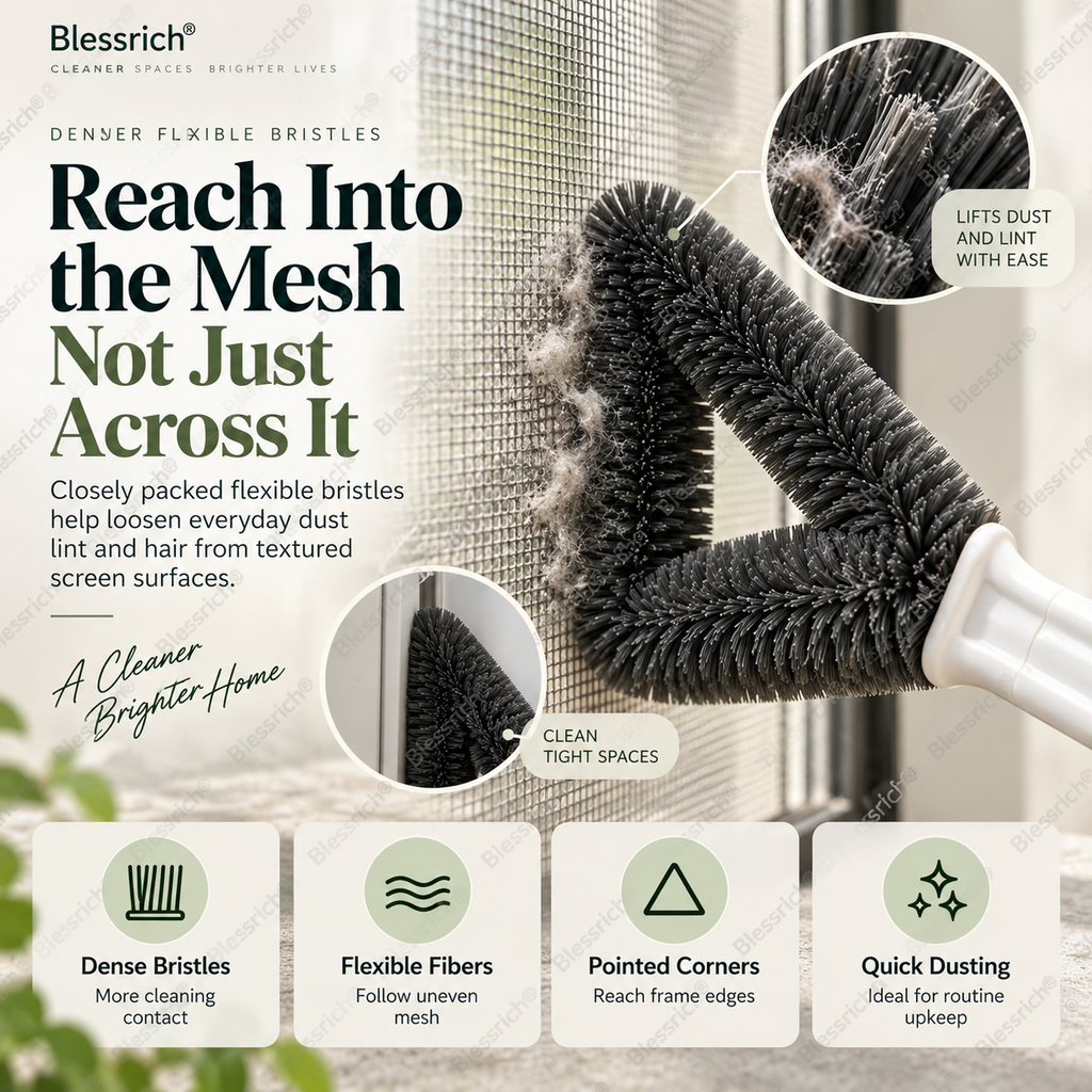 Brosse de nettoyage pour écran triangulaire