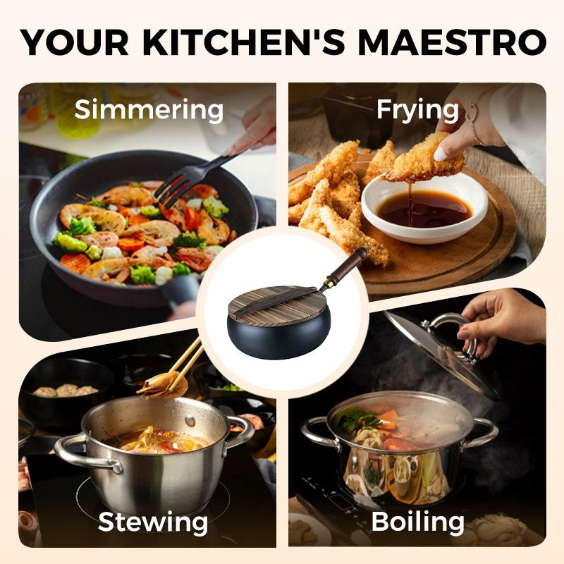 Sans produits chimiques, un craquement parfait – Rôtissoire en fonte non revêtue ultra-robuste. Fonctionne sur toutes les plaques de cuisson. Livraison gratuite au Royaume-Uni.
