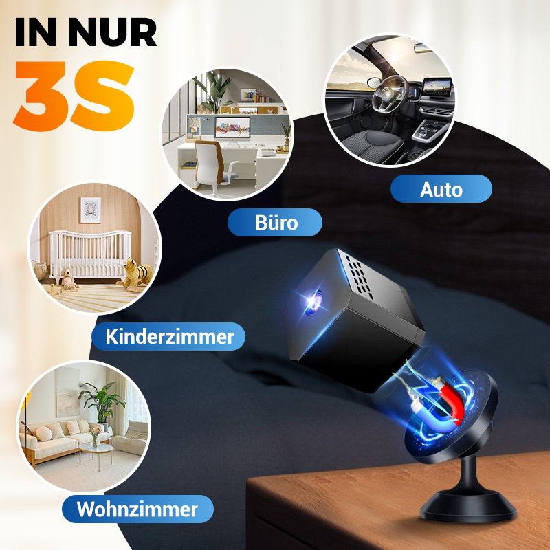 Caméra de surveillance sans fil haute résolution avec vision nocturne