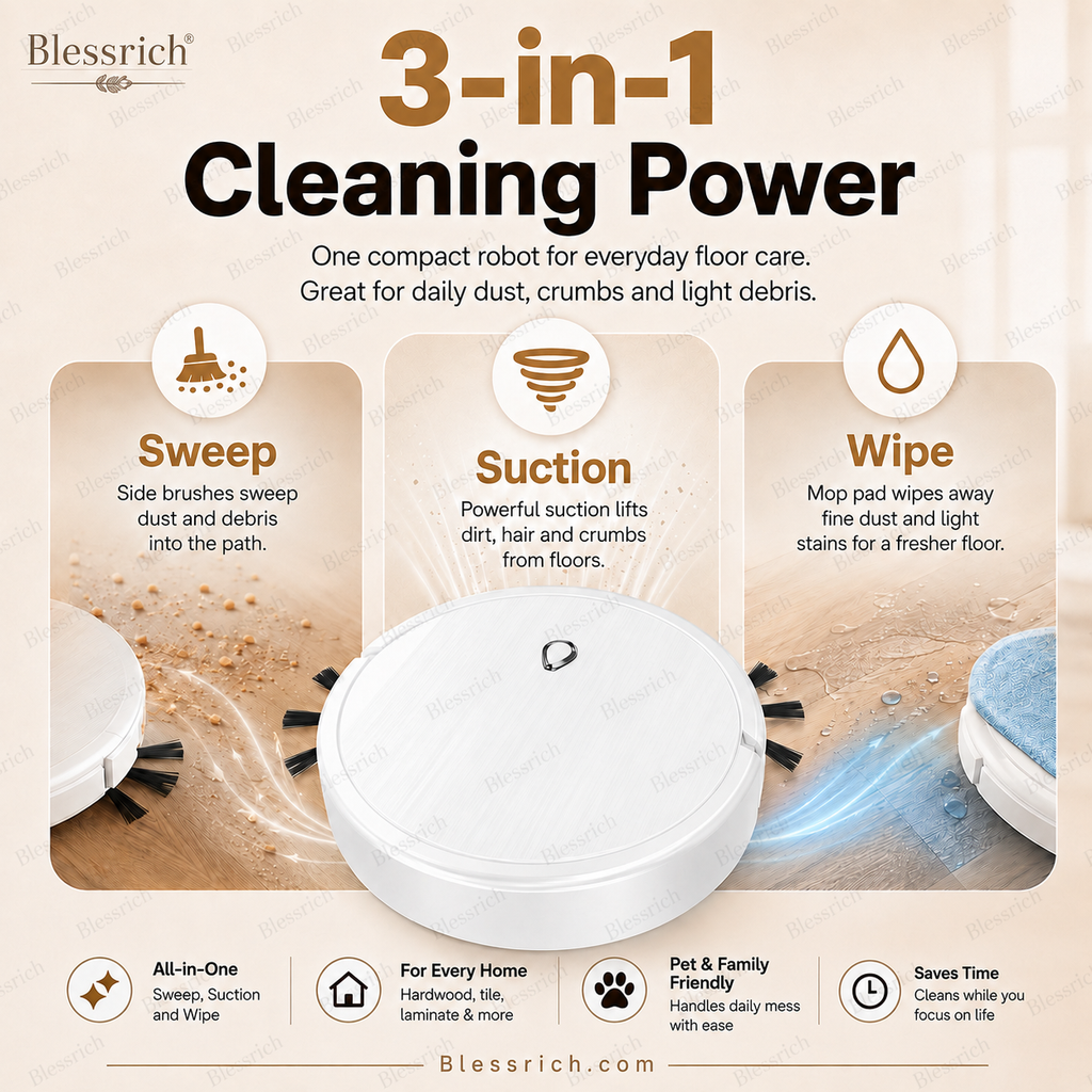Robot aspirateur 3-en-1 SmartSweepMC