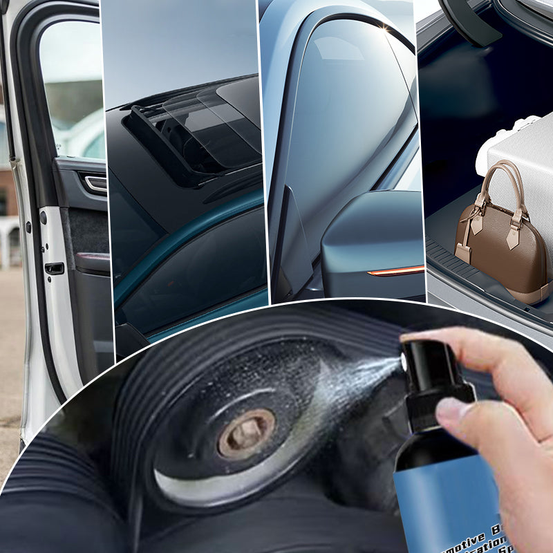 Spray lubrifiant et silencieux pour courroies automobiles
