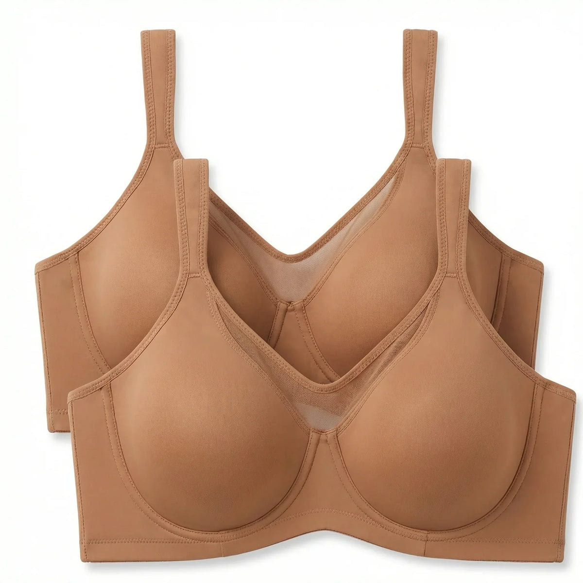 Soutien-gorge grande taille élégant et transparent à couvrance totale pour femme