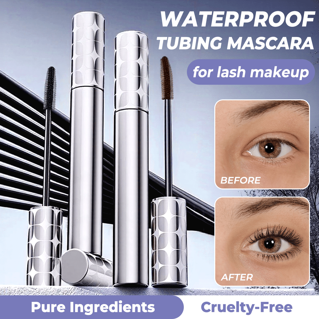 Mascara tube – Duo noir et brun pour maquillage des cils