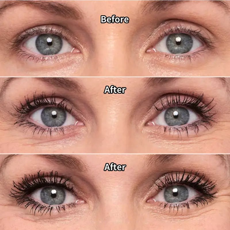 Mascara tube – Duo noir et brun pour maquillage des cils