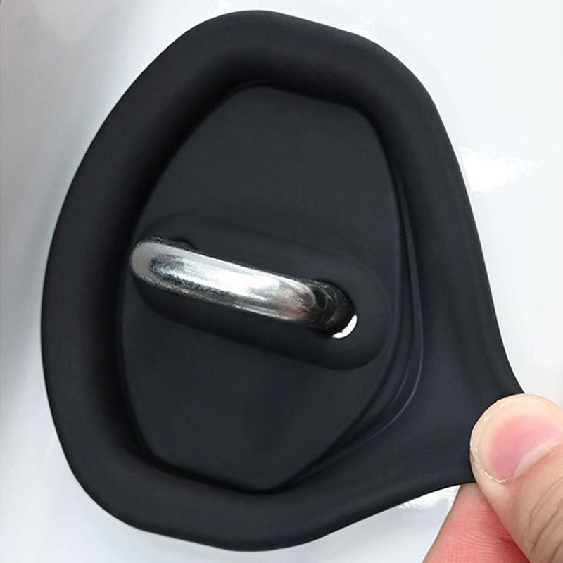 Cache en silicone pour serrure de portière de voiture - Patin amortisseur de bruit
