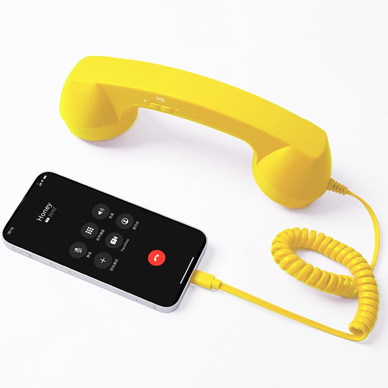 Combiné téléphonique vintage rétro Le cadeau de Noël le plus original ! Parfait pour les mélomanes