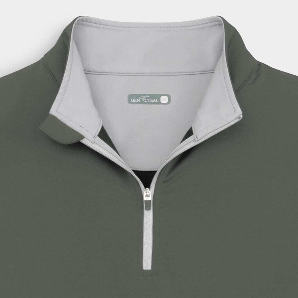 Pull à col zippé