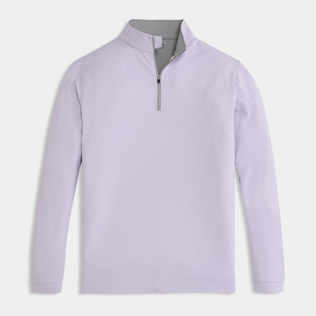 Polaire quart de zip coloris mauve