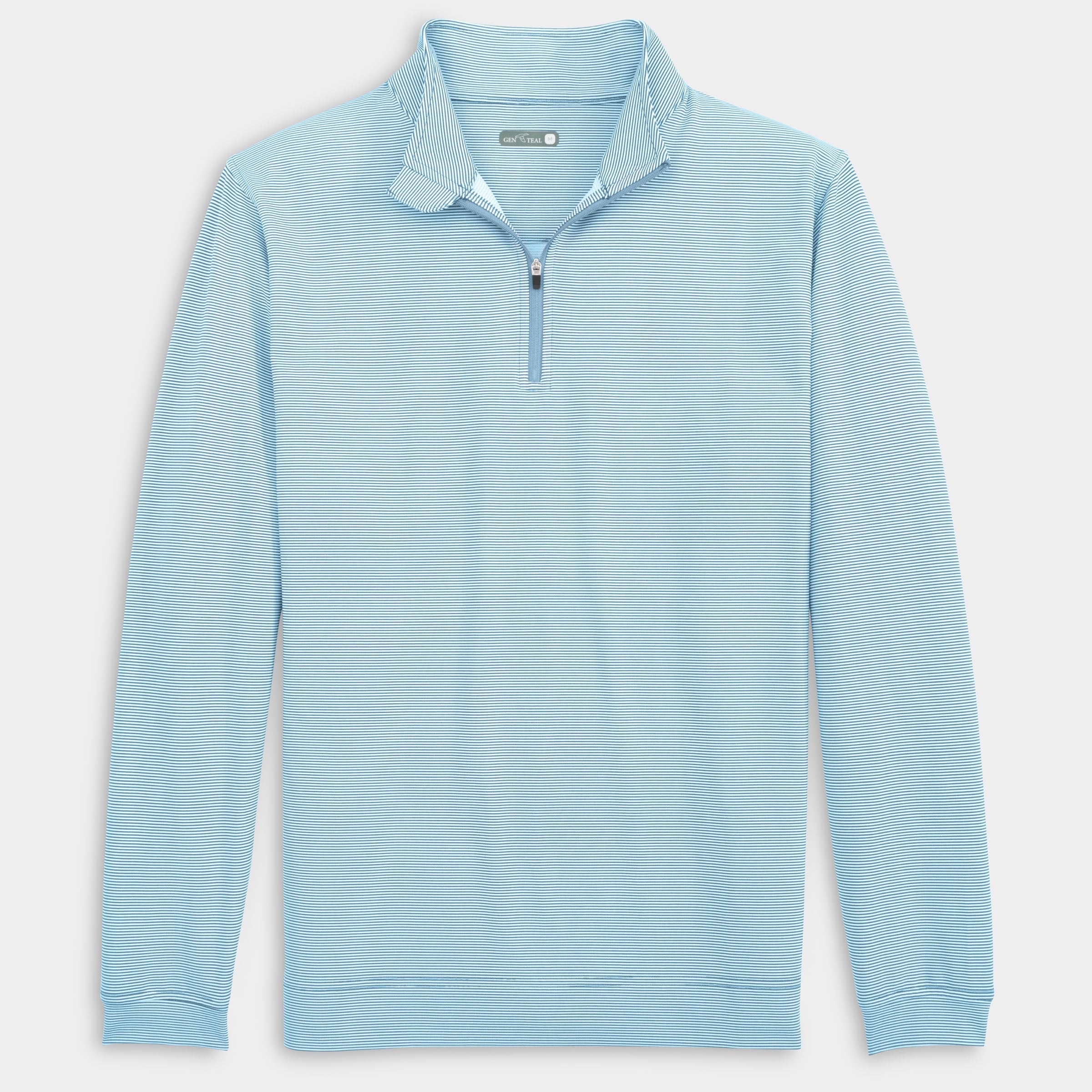 Pinstripe Quarter-Zip