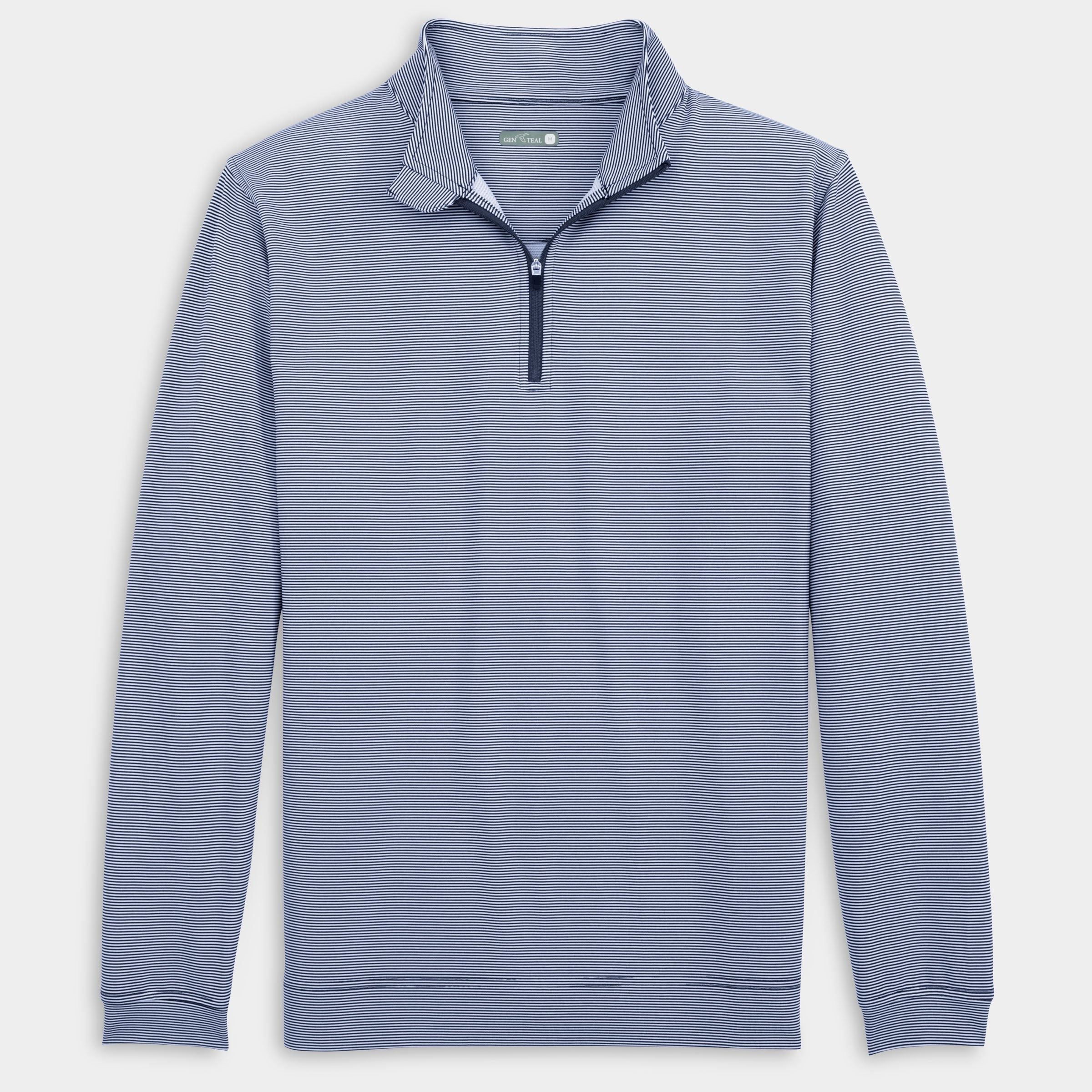 Pinstripe Quarter-Zip