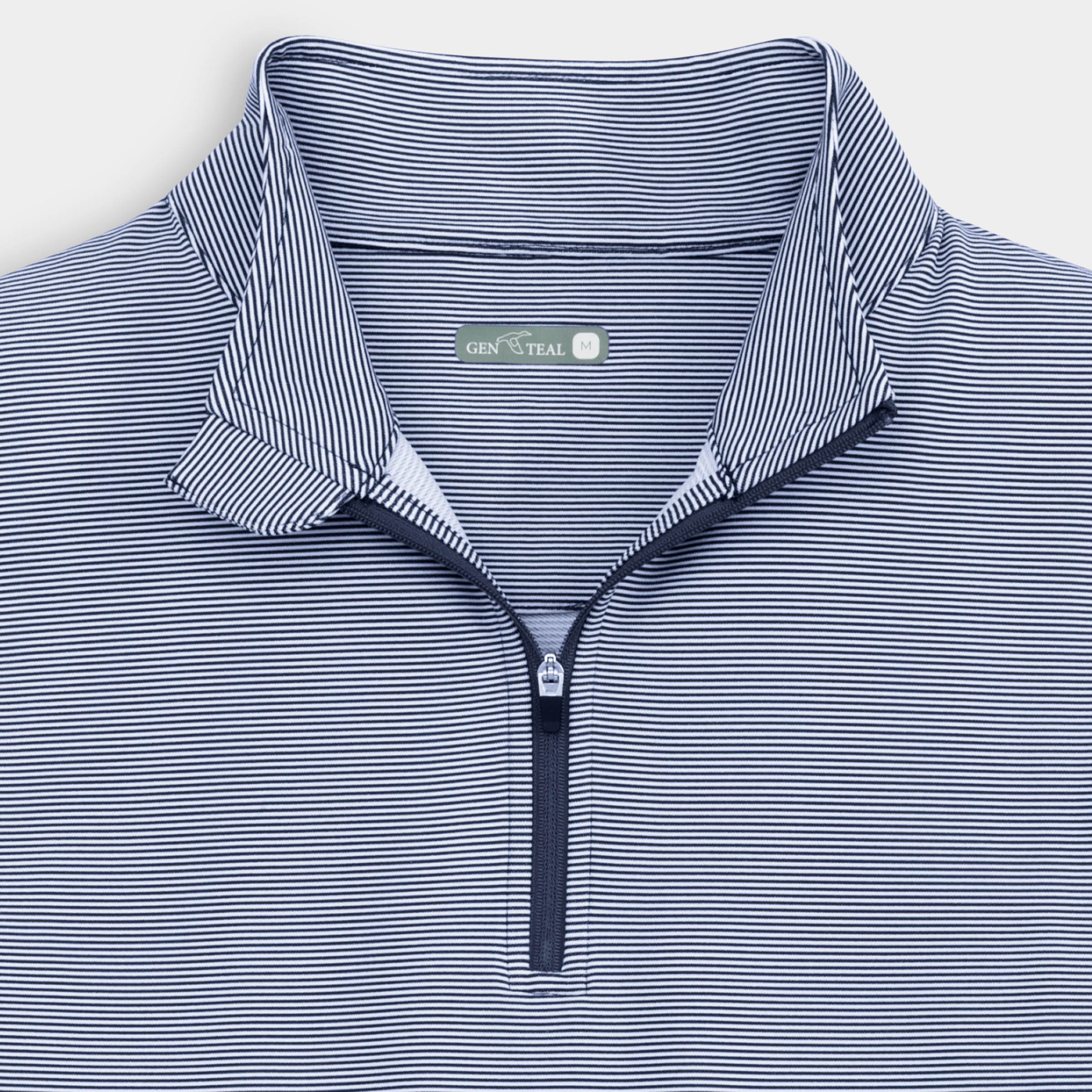 Pinstripe Quarter-Zip
