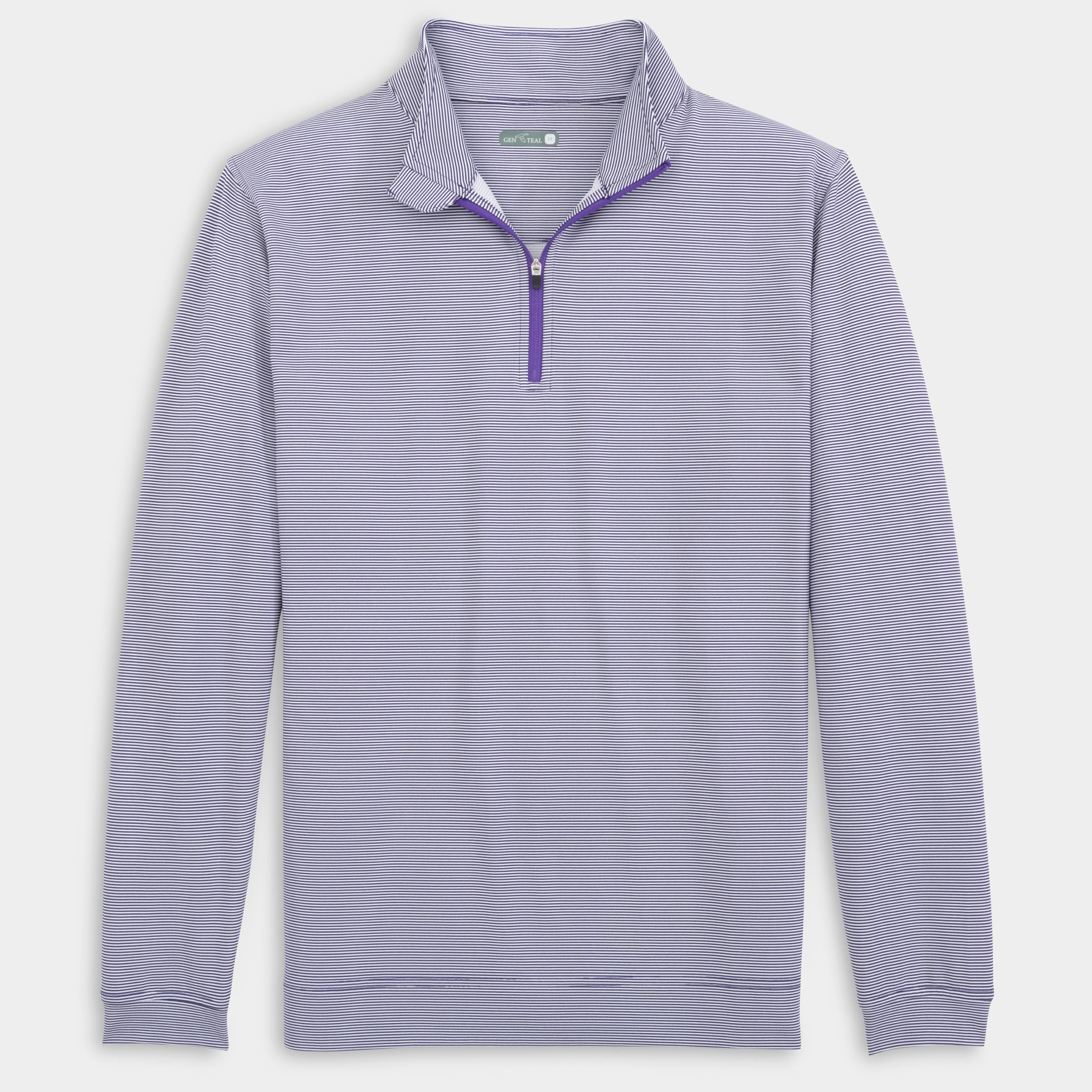 Pinstripe Quarter-Zip
