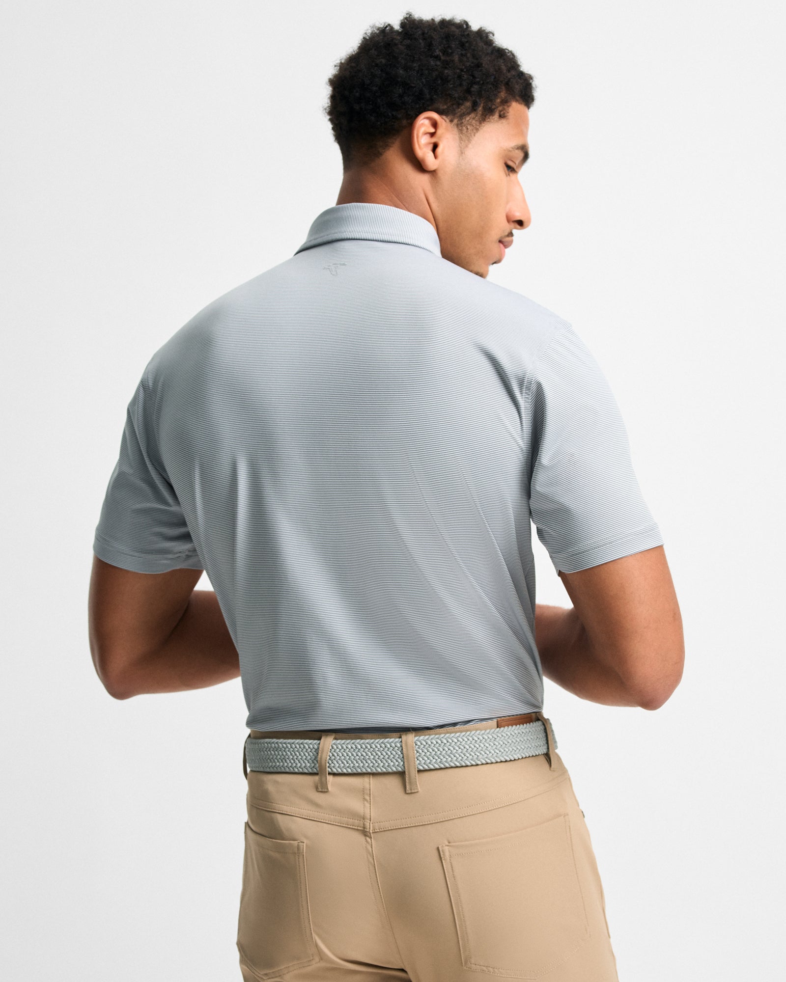 Pinstripe Performance Polo