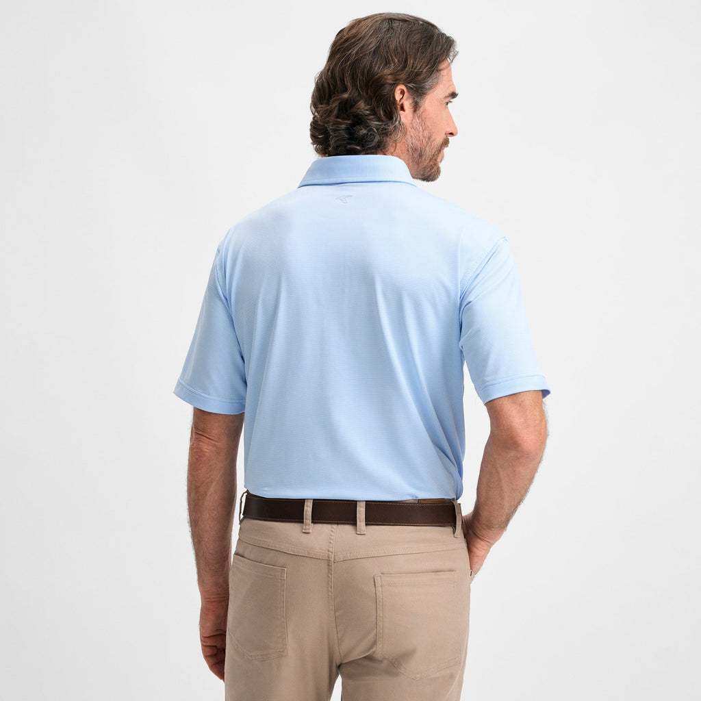 Polo de performance rayé