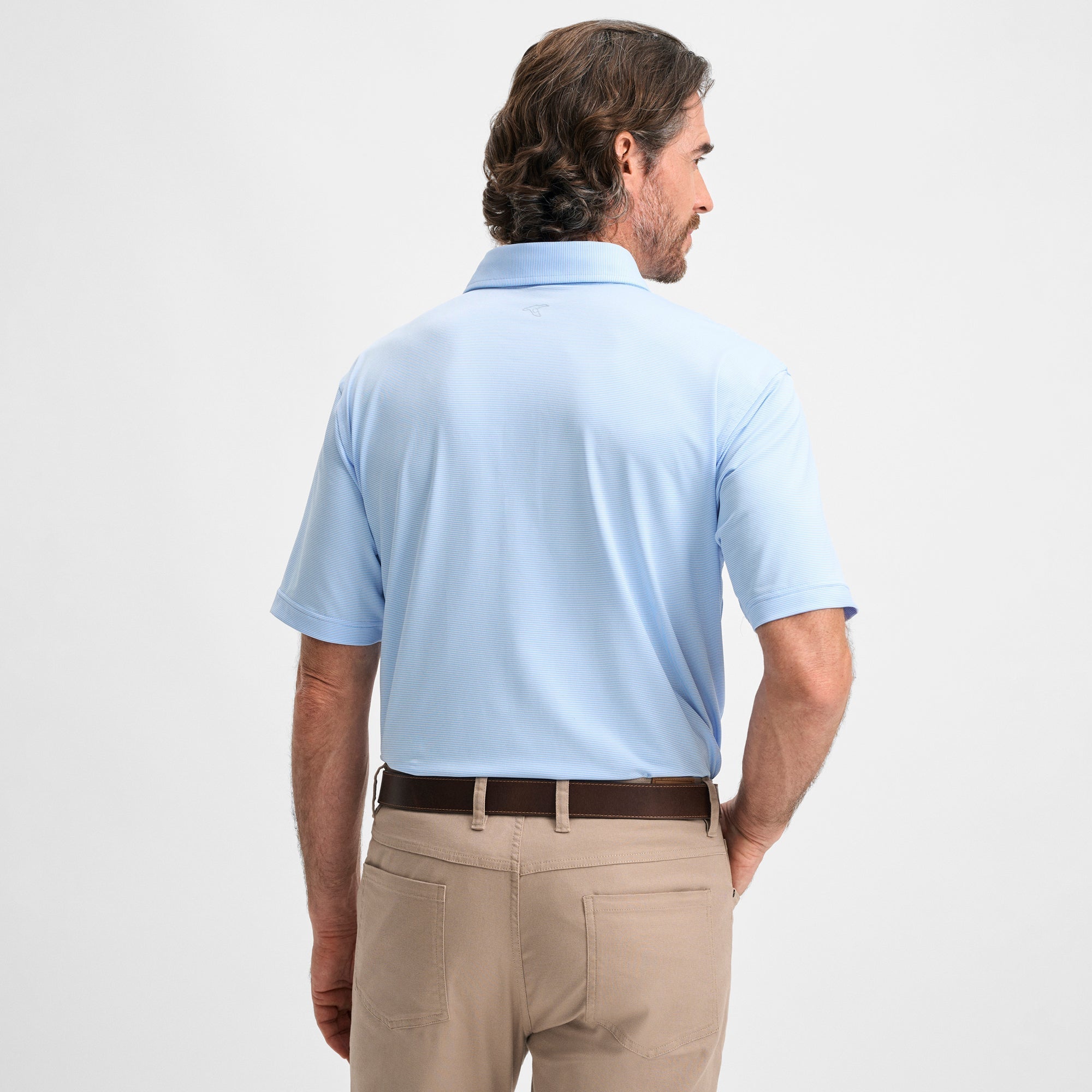 Polo de performance rayé