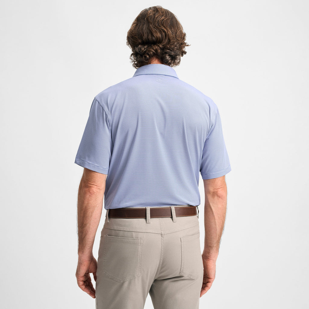 Polo de performance rayé