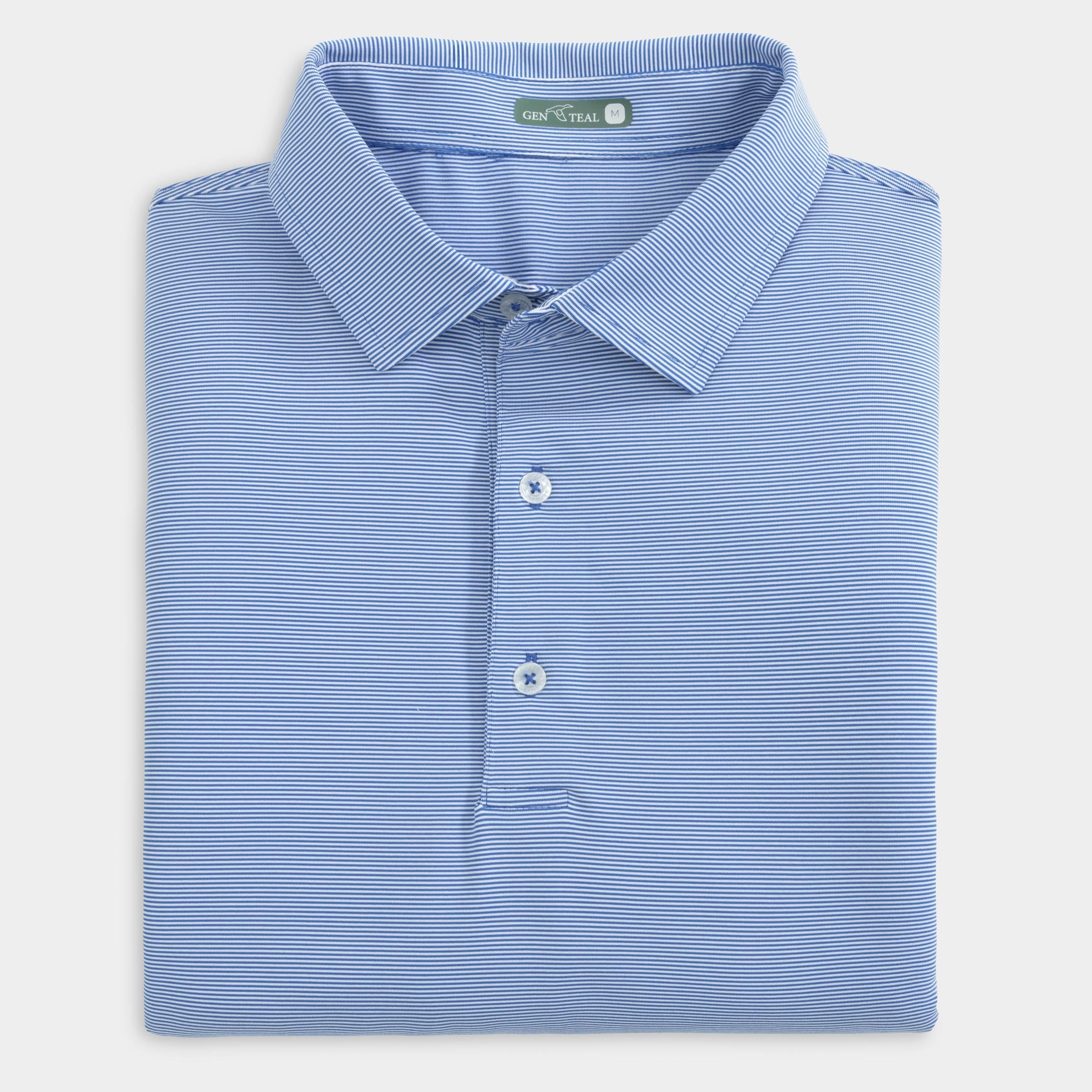 Pinstripe Performance Polo
