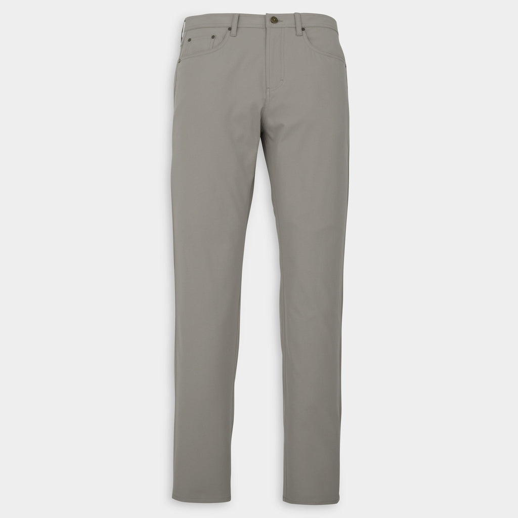Charcoal Stretch Five-Pocket Pant