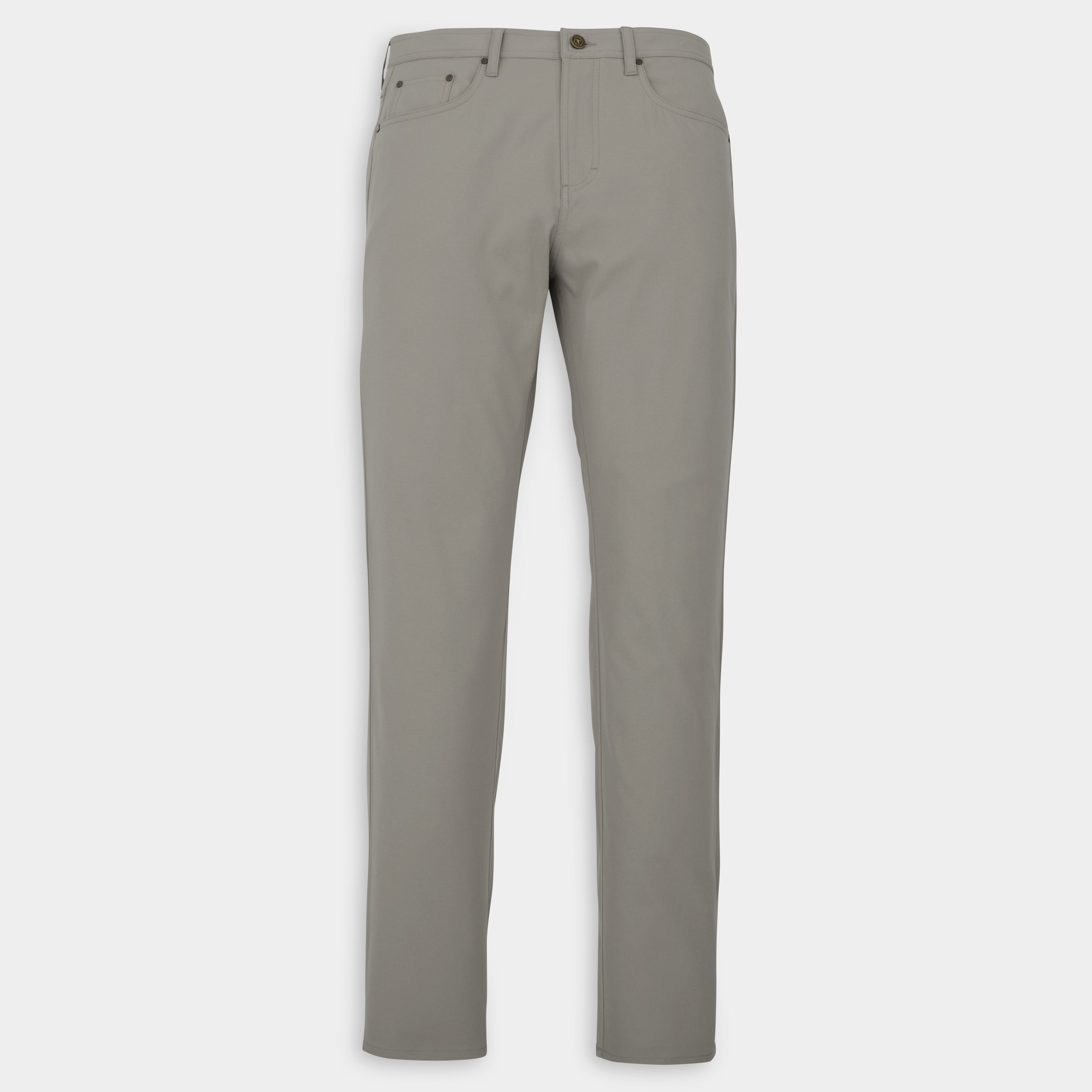 Charcoal Stretch Five-Pocket Pant