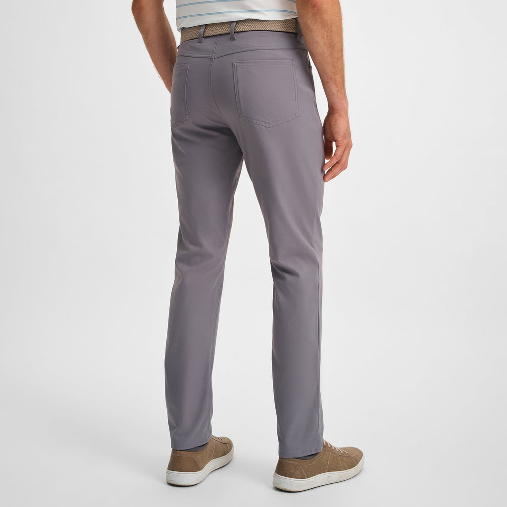 Charcoal Stretch Five-Pocket Pant