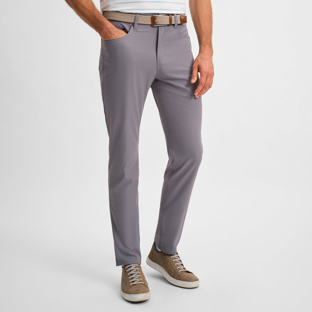 Charcoal Stretch Five-Pocket Pant