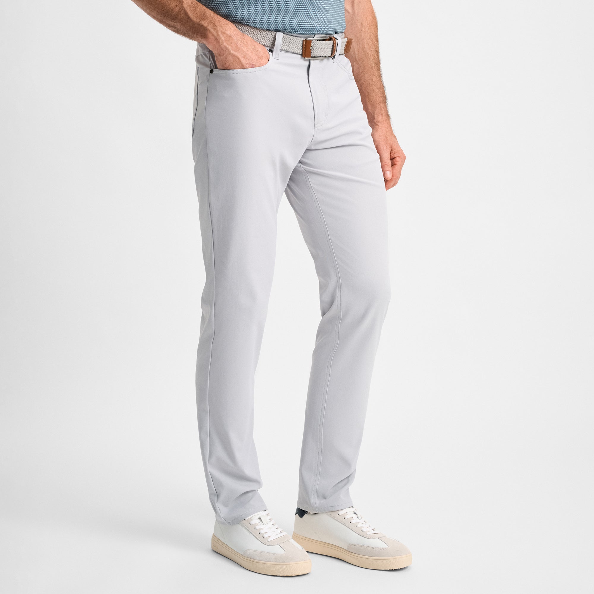Graphite Stretch Five-Pocket Pant