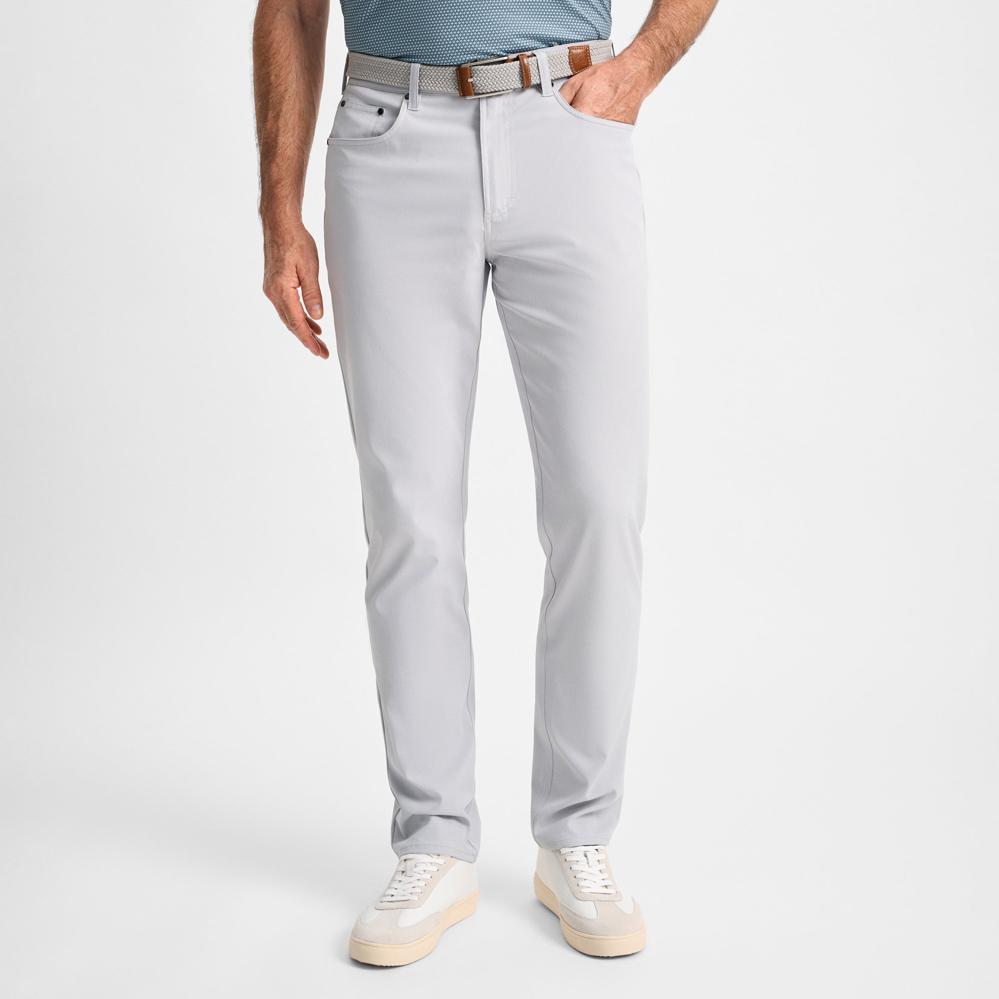 Graphite Stretch Five-Pocket Pant