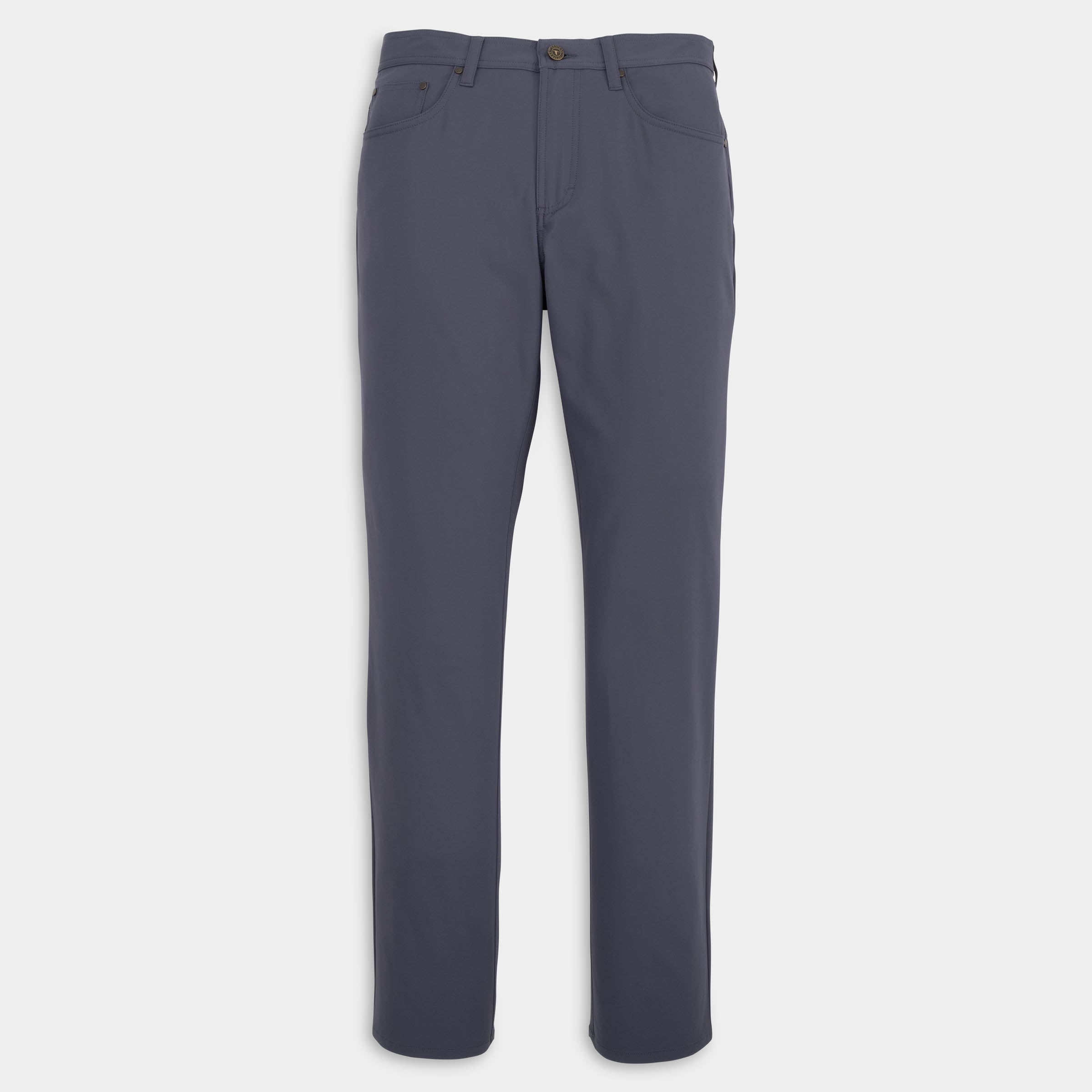 Pantalon 5 poches extensible marine