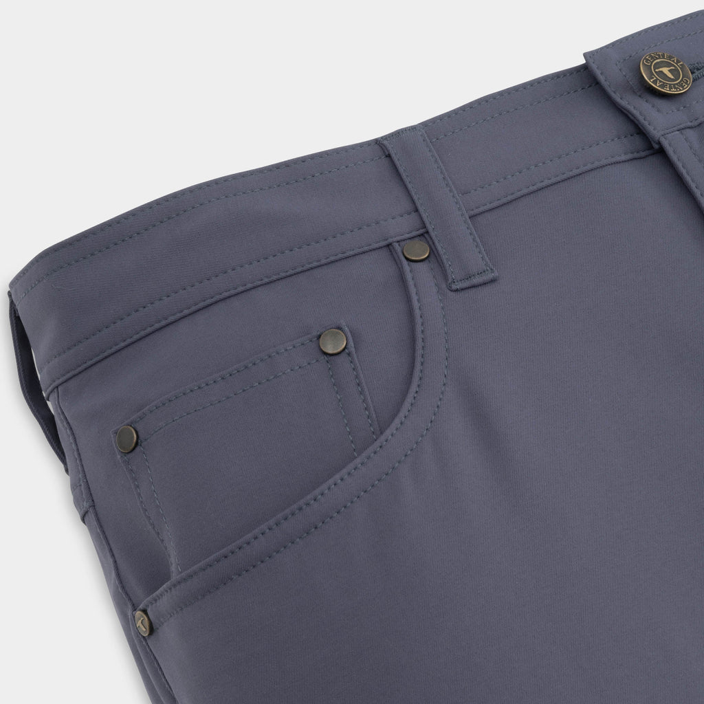 Pantalon 5 poches extensible marine