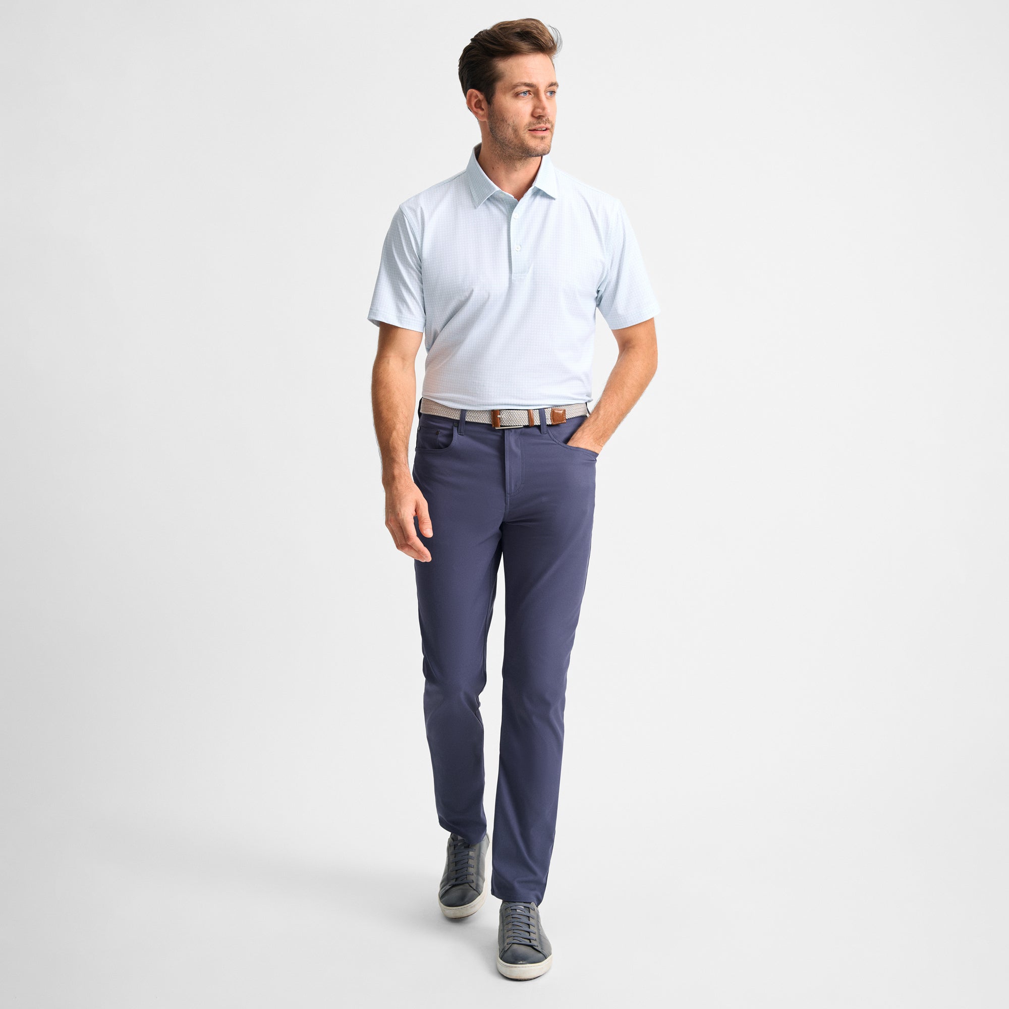 Navy Stretch 5-Pocket Pant