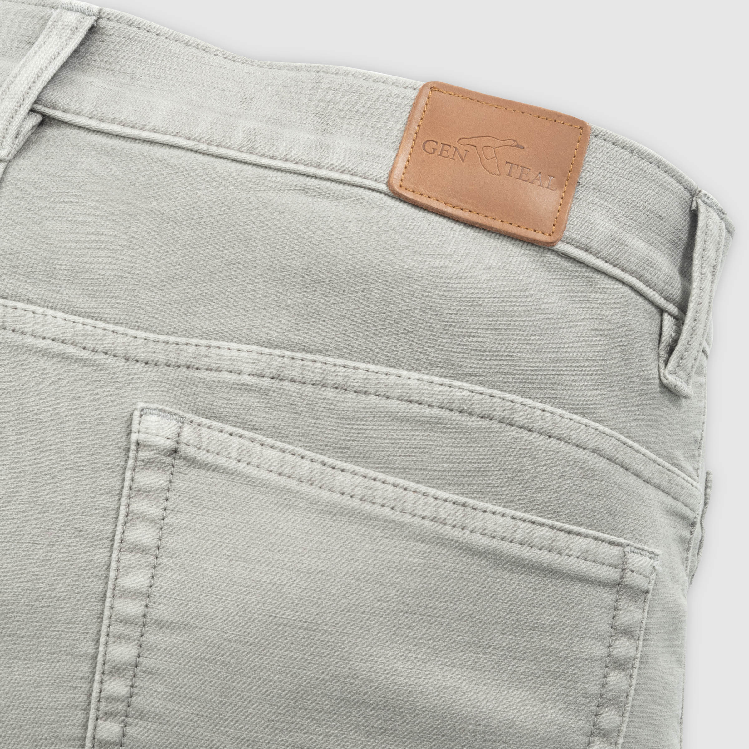 Pantalon gris à cinq poches