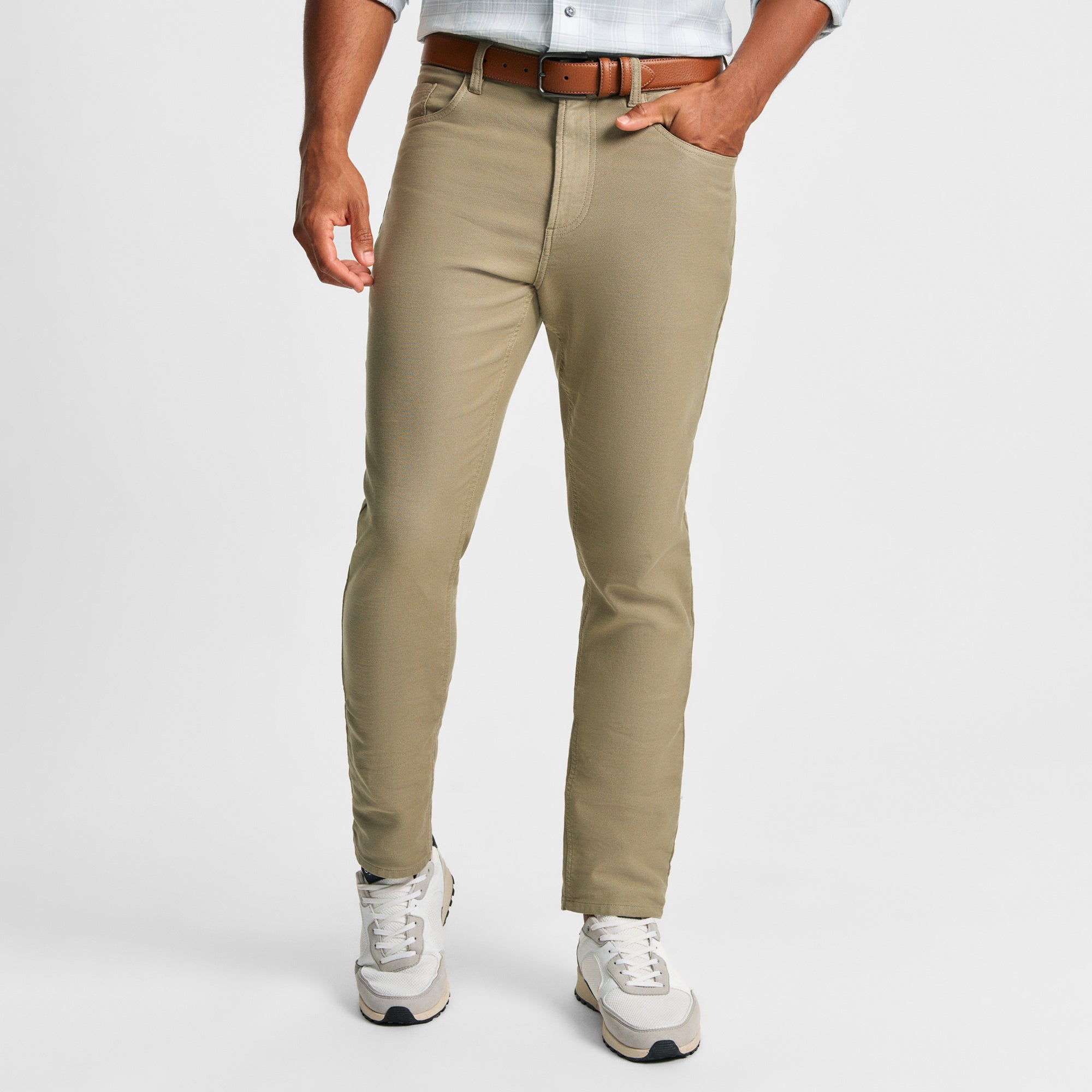Olive Five-Pocket Pant