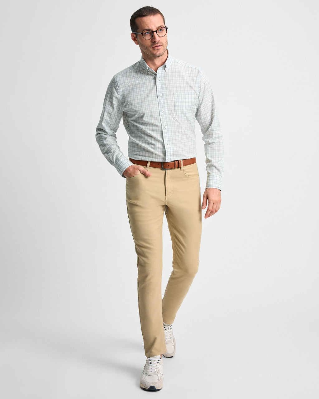 Brown Suede Belt