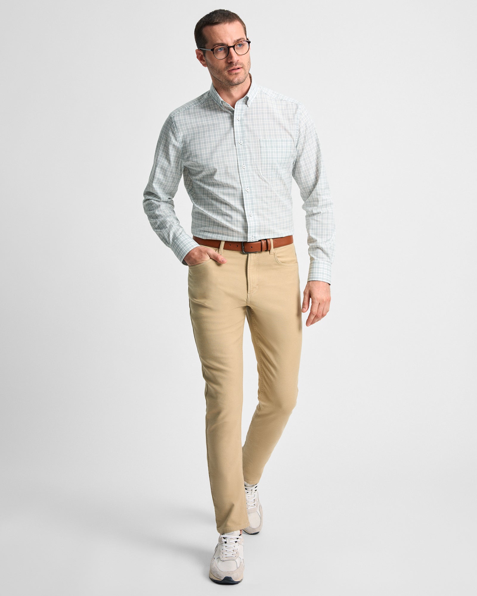 Brown Suede Belt