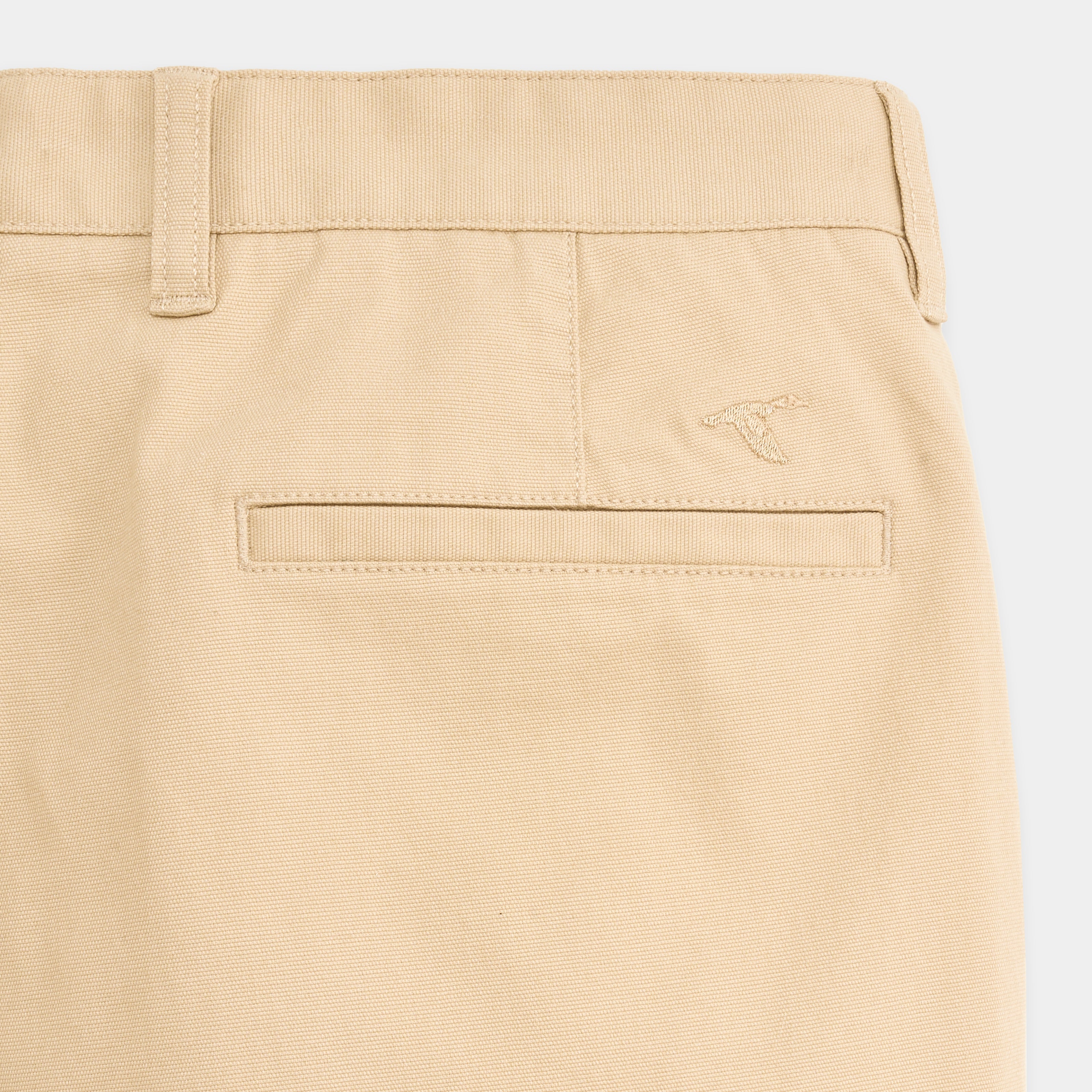 Khaki Canvas Short