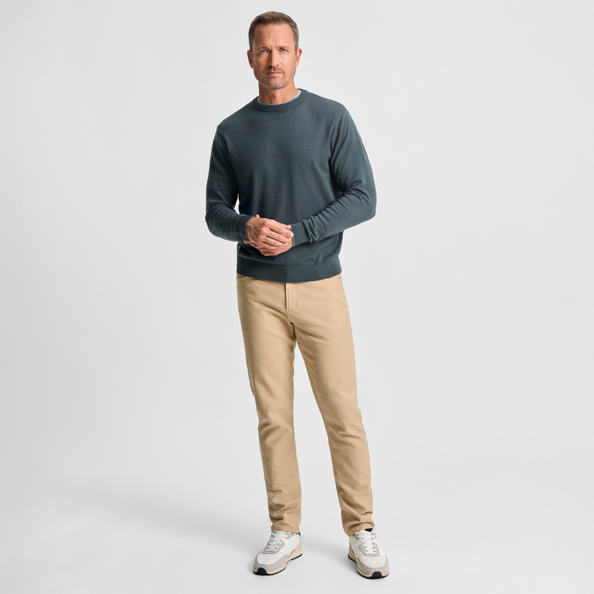 Graphite Merino Crewneck
