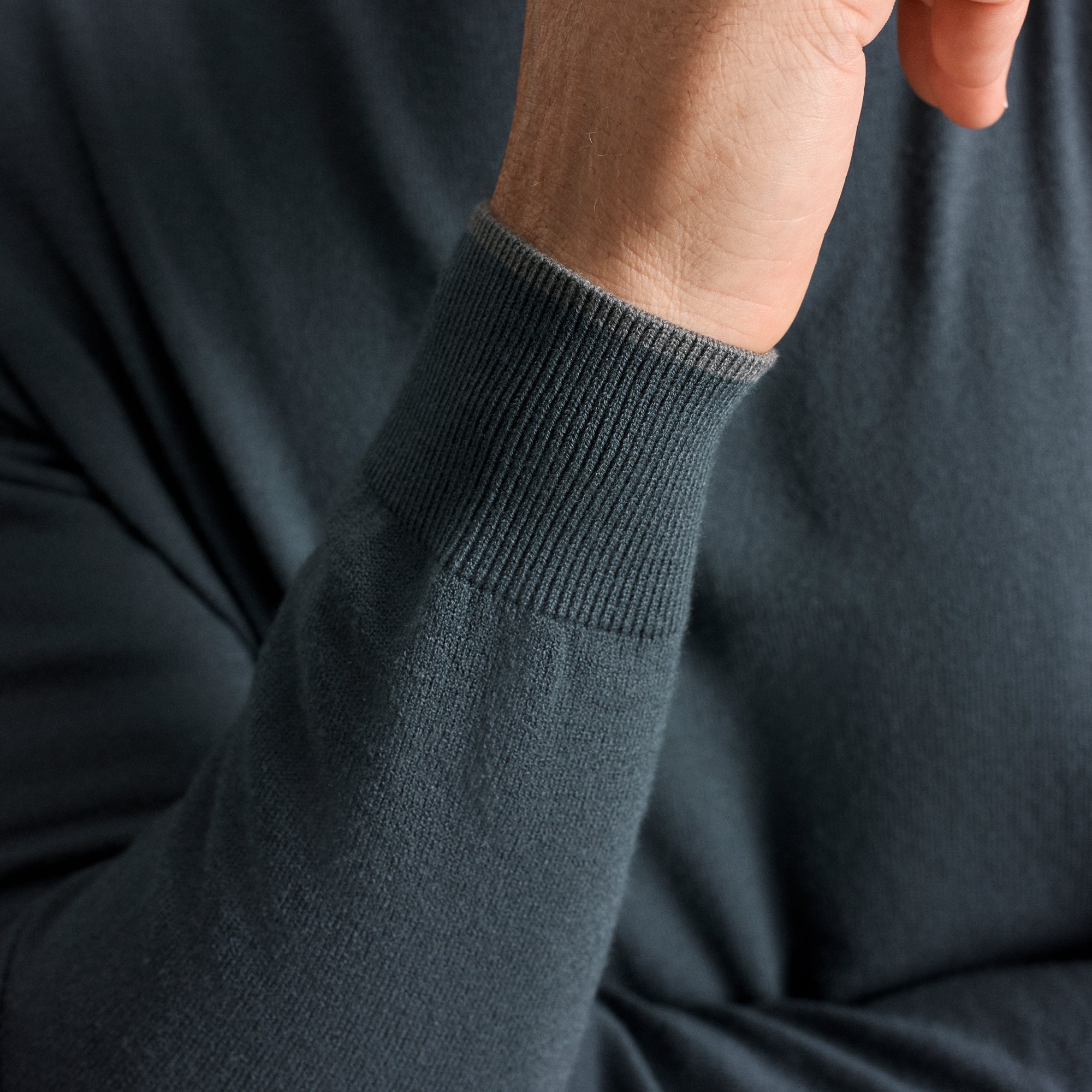 Graphite Merino Crewneck