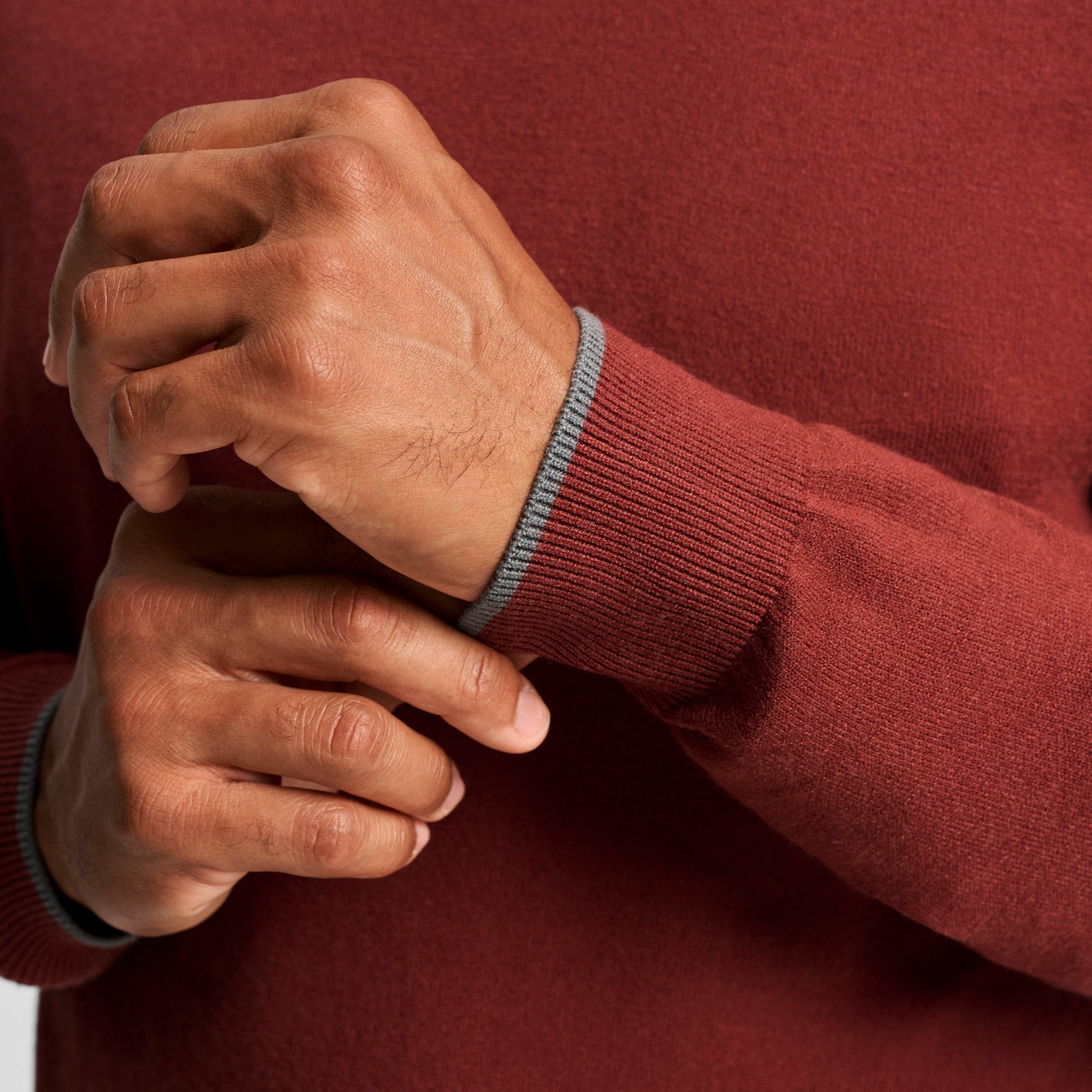 Garnet Merino Crewneck