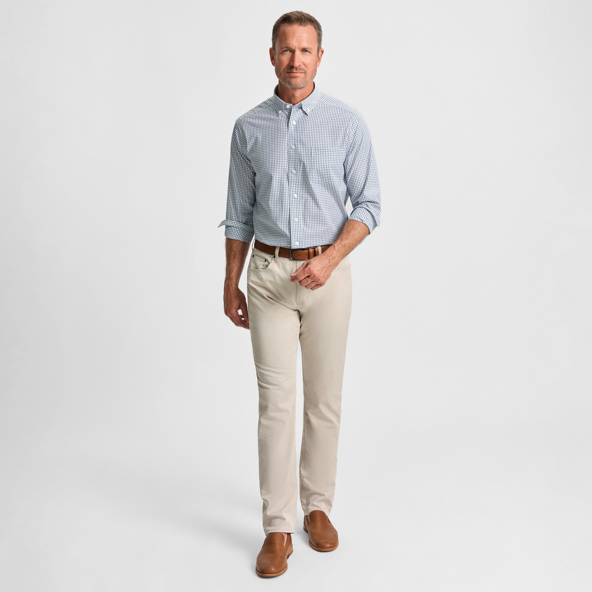 Gingham Performance Sport Shirt