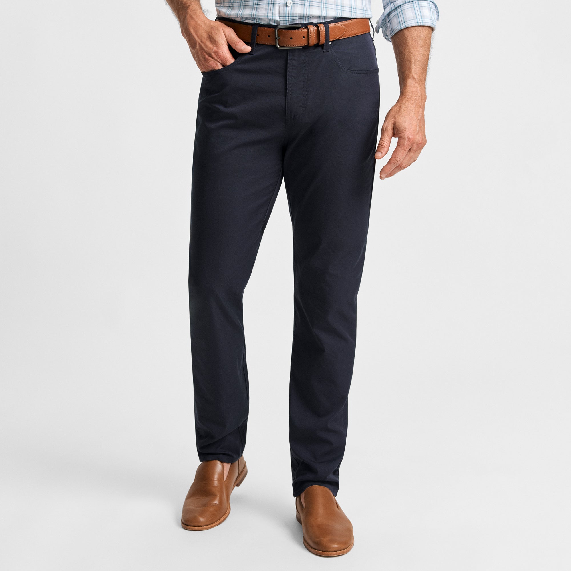 Navy Five-Pocket Pant