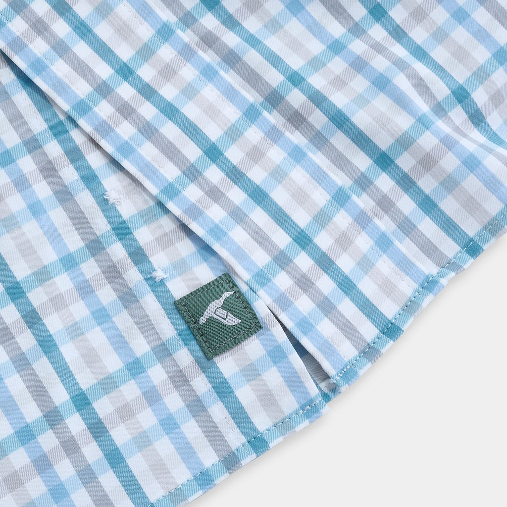 Chemise de sport légère à carreaux