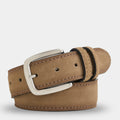 Ceinture en daim camel